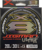 Плетёный шнур YGK X-Braid Jigman Ultra X8 GP-D 200м
